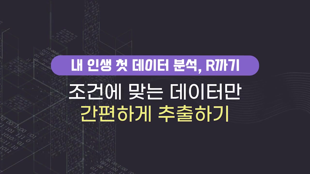 내 인생 첫 데이터 분석, R까기(실전편) 교육과정 사진