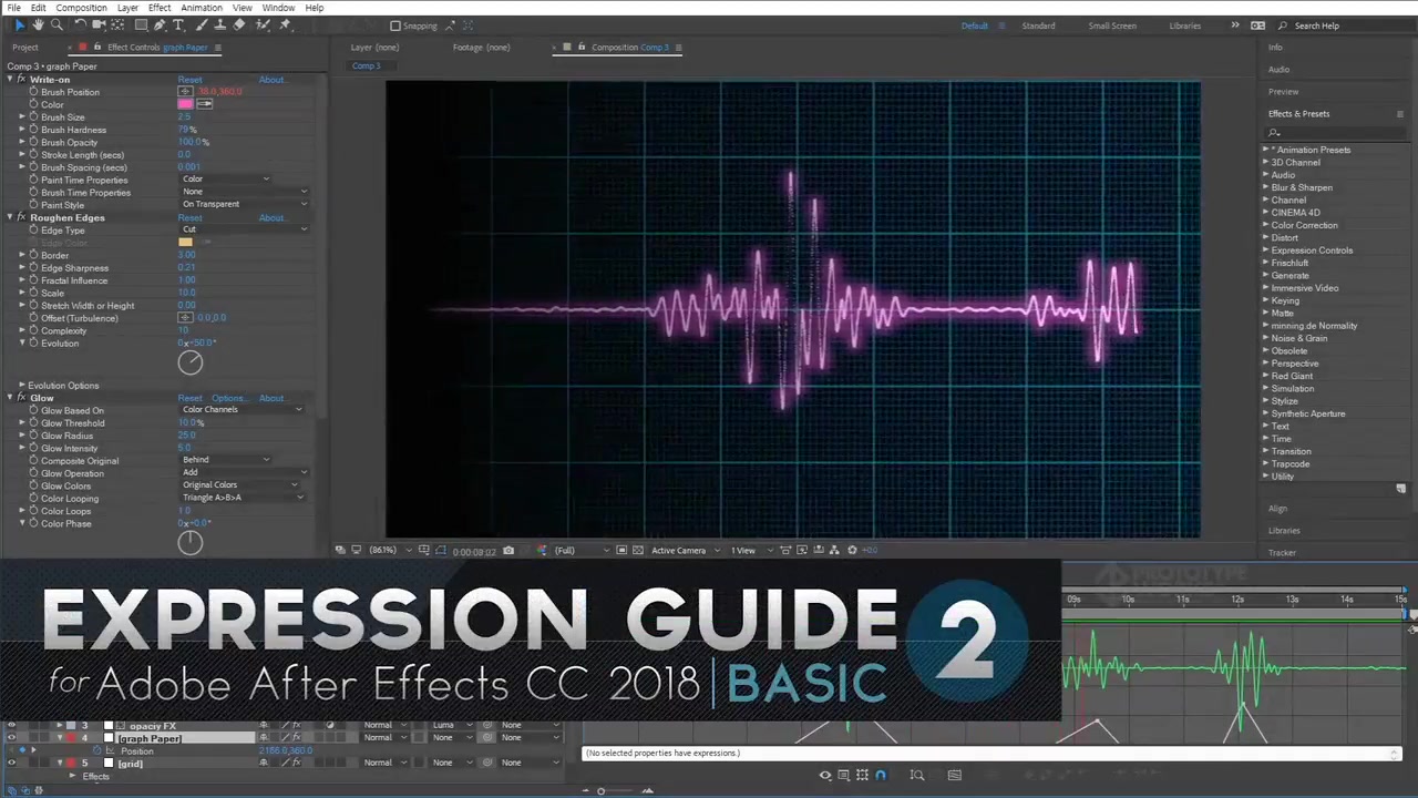 [HD]After Effects CC 2018 Expression의 입문 Part.2 교육과정 사진
