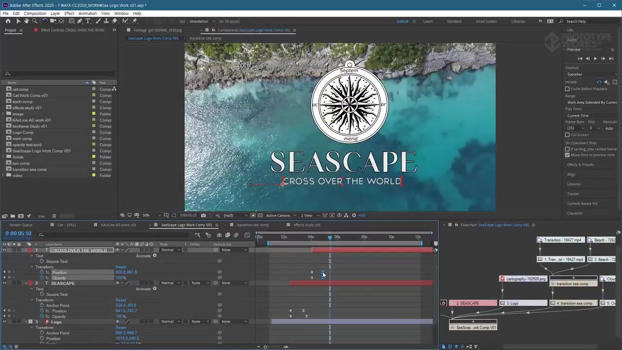 [HD]After Effects CC 2020 모션 그래픽의 입문 Part.1 교육과정 사진