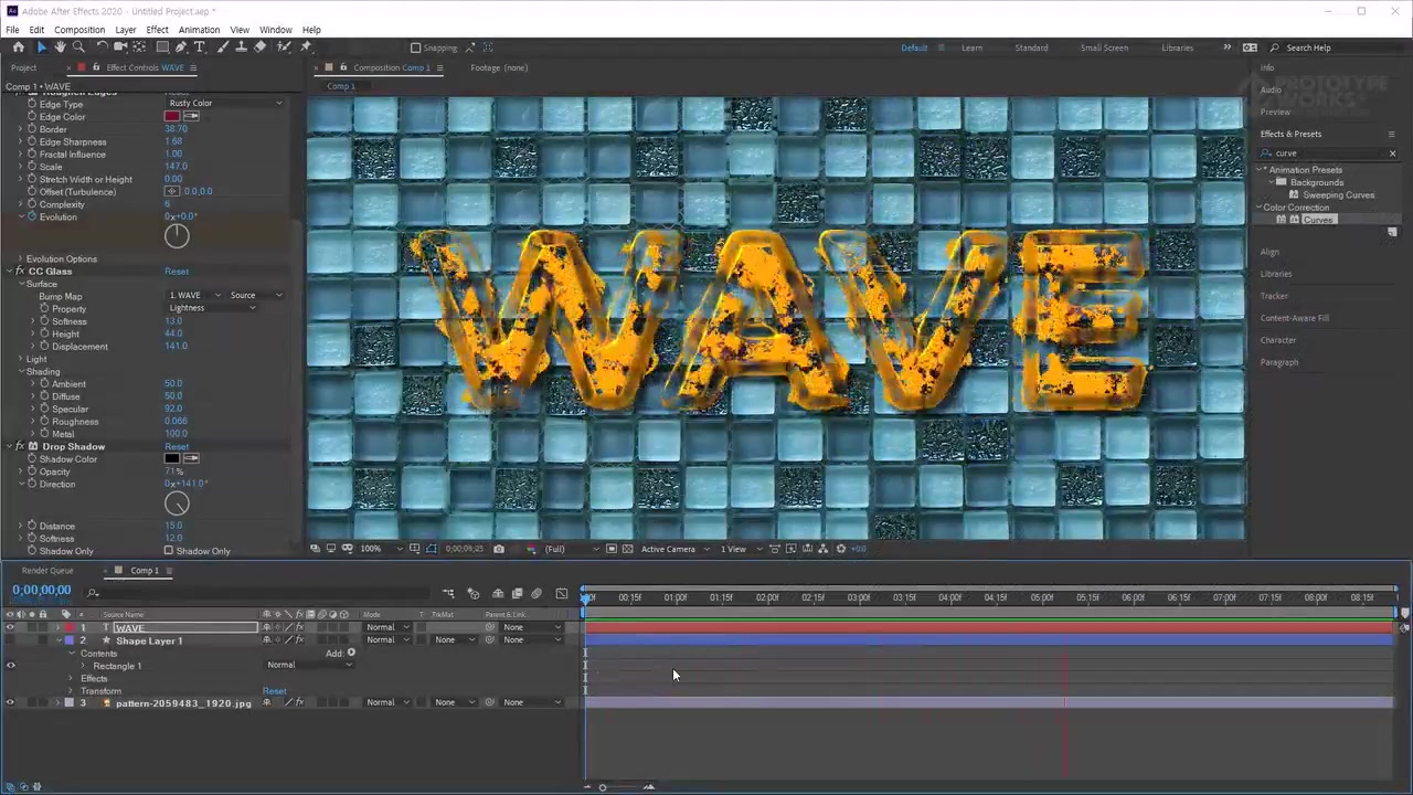 [HD]After Effects CC 2020 모션 그래픽의 입문 Part.3 교육과정 사진